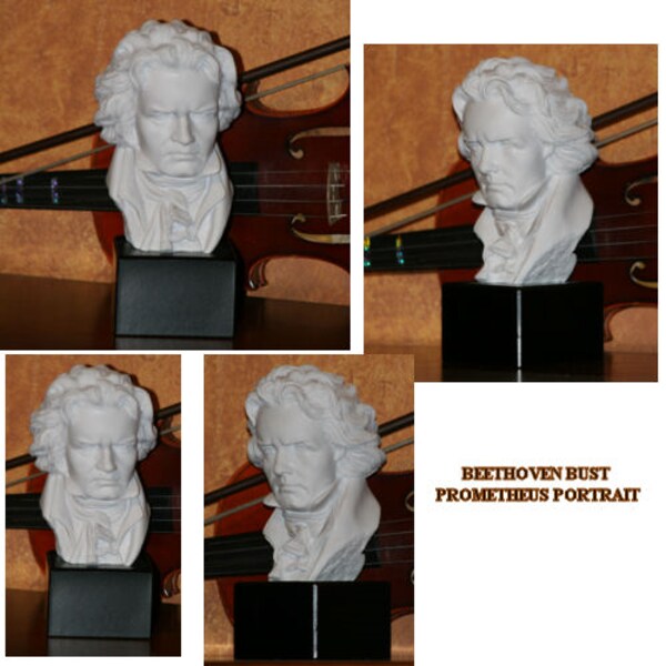 Beethoven Bust Prometheus Sculptural Portrait Statue Composer